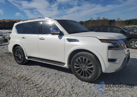 2023 Nissan Armada Platinum from USA, damaged, VIN JN8AY2DA7P9405665